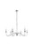 Rohan Six Lights Chandelier in Polished Nickel (173|LD5006D36PN)