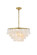 Selene Four Light Pendant in Brass and White (173|LD5050D20BR)
