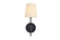 Mel One Light Wall Sconce in Black (173|LD6004W6BK)