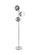 Eclipse Three Light Floor Lamp in Chrome and Clear (173|LD6161C)