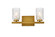 Cassie Two Light Bath in Brass (173|LD7026W14BR)