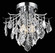 Amelia Three Light Flush Mount in Chrome (173|LD8100F12C)