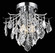Amelia Three Light Flush Mount in Chrome (173|LD8100F12C)