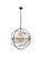 Cordelia Eight Light Pendant in black (173|LD8801D32GB)