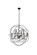 Cordelia 12 Light Pendant in black (173|LD8801D43BK)