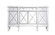 Contempo Credenza in Antique White (173|MF6-1001AW)