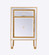 REFLEXION End Table in Antique gold (173|MF72035G)