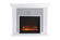 Modern Mantle With Fireplace in Clear (173|MF9902-F1)