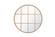 Motif Mirror in Brass (173|MR633636BR)