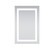 Nova LED Mirror in glossy white (173|MRE-6001)