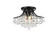 Toureg Six Light Flush Mount in Black (173|V8000F19BK/RC)