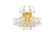 Toureg Three Light Wall Sconce in Gold (173|V8000W16G/RC)