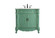 Danville Vanity Sink Set in vintage mint (173|VF10136VM)
