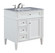 Park Ave Single Bathroom Vanity Set in white (173|VF-1024)