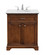 Americana Single Bathroom Vanity Set in Teak (173|VF15030TK)