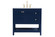 Theo Single Bathroom Vanity in Blue (173|VF16436BL)