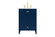 Sommerville Single Bathroom Vanity in Blue (173|VF18024BL)