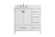 Irene Bathroom Vanity Set in White (173|VF18836WH-BS)