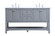 Metropolis Double Sink Bathroom Vanity Set in Grey (173|VF27060GR)