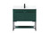 Sloane Vanity Sink Set in Green (173|VF42536MGN-BS)