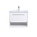 Kasper Single Bathroom Floating Vanity in White (173|VF43024WH)