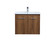 Rasina Single Bathroom Floating Vanity in Walnut Brown (173|VF44024WB)