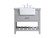 Clement Single Bathroom Vanity in grey (173|VF60136GR)