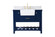 Clement Single Bathroom Vanity in blue (173|VF60142BL-BS)