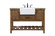 Clement Single Bathroom Vanity in Driftwood (173|VF60148DW)