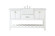 Clement Single Bathroom Vanity in white (173|VF60160WH)