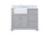 Franklin Single Bathroom Vanity in grey (173|VF60242GR-BS)