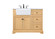 Franklin Single Bathroom Vanity in natural wood (173|VF60242NW)
