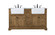 Franklin Double Bathroom Vanity in driftwood (173|VF60260DDW)