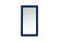 Aqua Vanity Mirror in blue (173|VM21832BL)