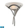 Aurora LED Wall Sconce in Tarnished Silver (45|001-TS-LED)