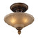 Restoration Three Light Semi Flush Mount in Golden Bronze (45|08092-AGB)