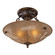 Restoration Three Light Semi Flush Mount in Golden Bronze (45|08096-AGB)