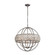 Bradington Six Light Chandelier in Weathered Zinc (45|11094/6)