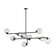 Communique Nine Light Chandelier in Oil Rubbed Bronze (45|1141-083)