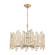 Equilibrium Six Light Chandelier in Polished Nickel (45|12135/6)