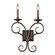 Gloucester Two Light Wall Sconce in Weathered Bronze (45|15040/2)