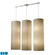 Fabric Cylinders LED Mini Pendant in Satin Nickel (45|20160/12L-LED)