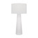 Obelisk One Light Table Lamp in White (45|203)