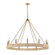 Abaca 12 Light Chandelier in Satin Brass (45|32417/12)