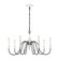 Val de Loire Eight Light Chandelier in White (45|33468/8)