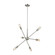 Delphine Six Light Chandelier in Satin Nickel (45|46260/6)