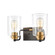 Robins Two Light Vanity in Matte Black (45|46611/2)