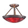 Diamante Two Light Semi Flush Mount in Pewter (45|535-2AP-RGC)