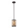 Diffusion One Light Mini Pendant in Oil Rubbed Bronze (45|57026/1)