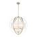 Diffusion Four Light Chandelier in Aged Silver (45|57039/4)